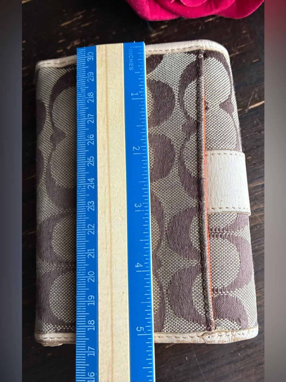 Coach Brown/Tan Signature Canvas Bifold Wallet - Picture 2 of 10